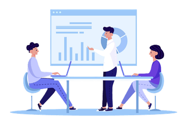 Consulting & collaboration illustration