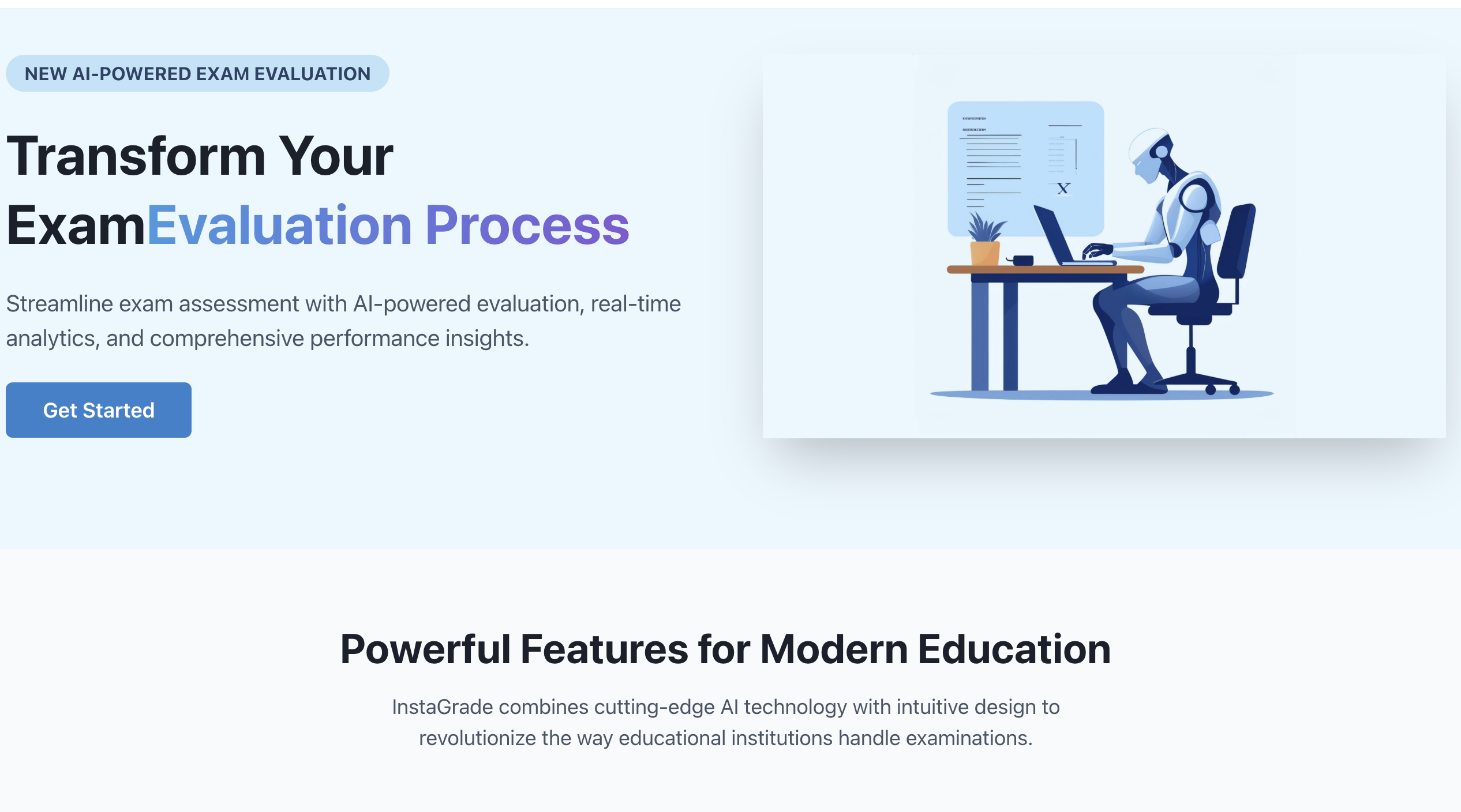 InstaGrade - AI-Powered Exam Evaluation System